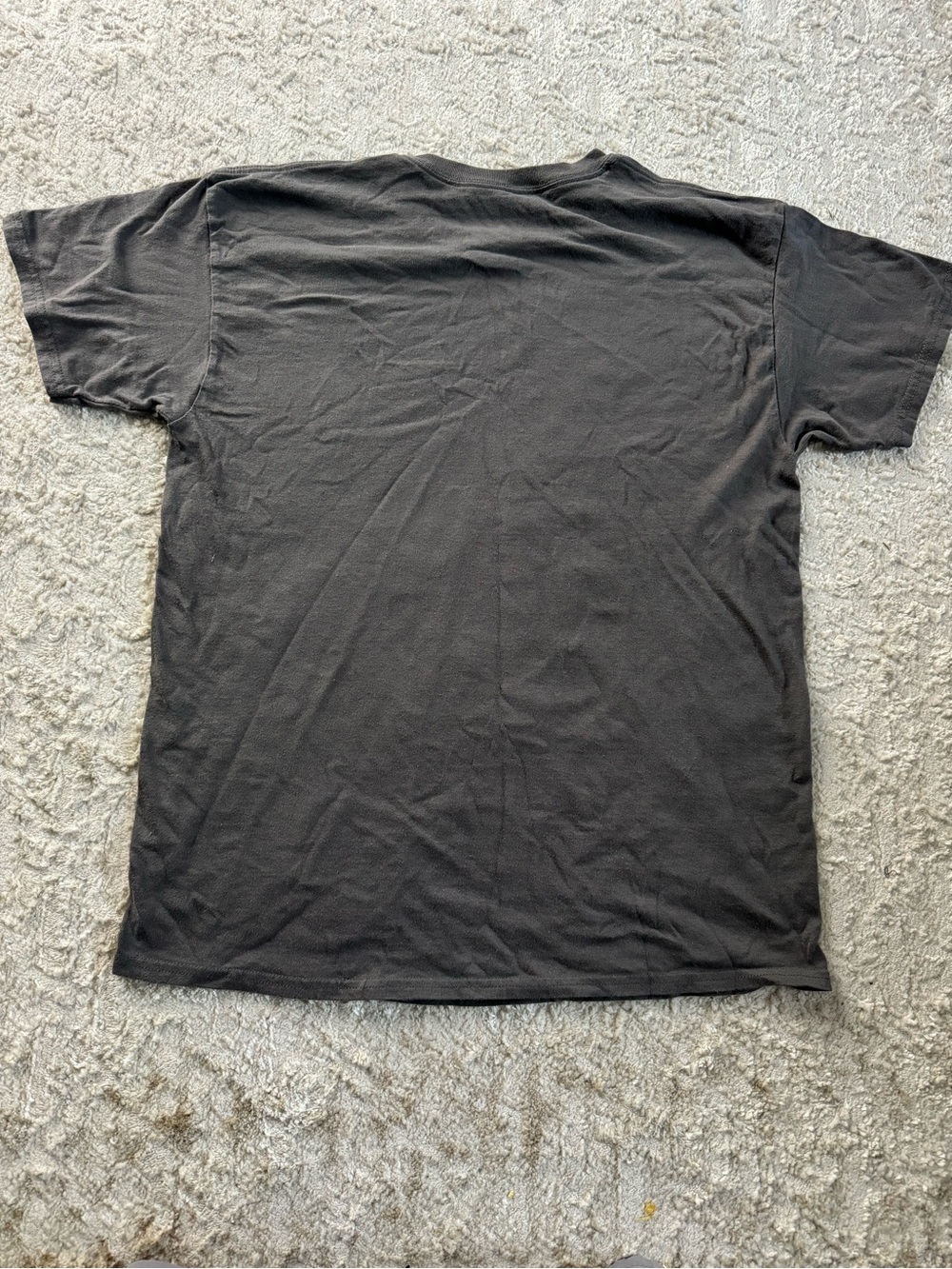 NIRVANA Black Tee with Red Smiley and White Text - Picture 2 of 2